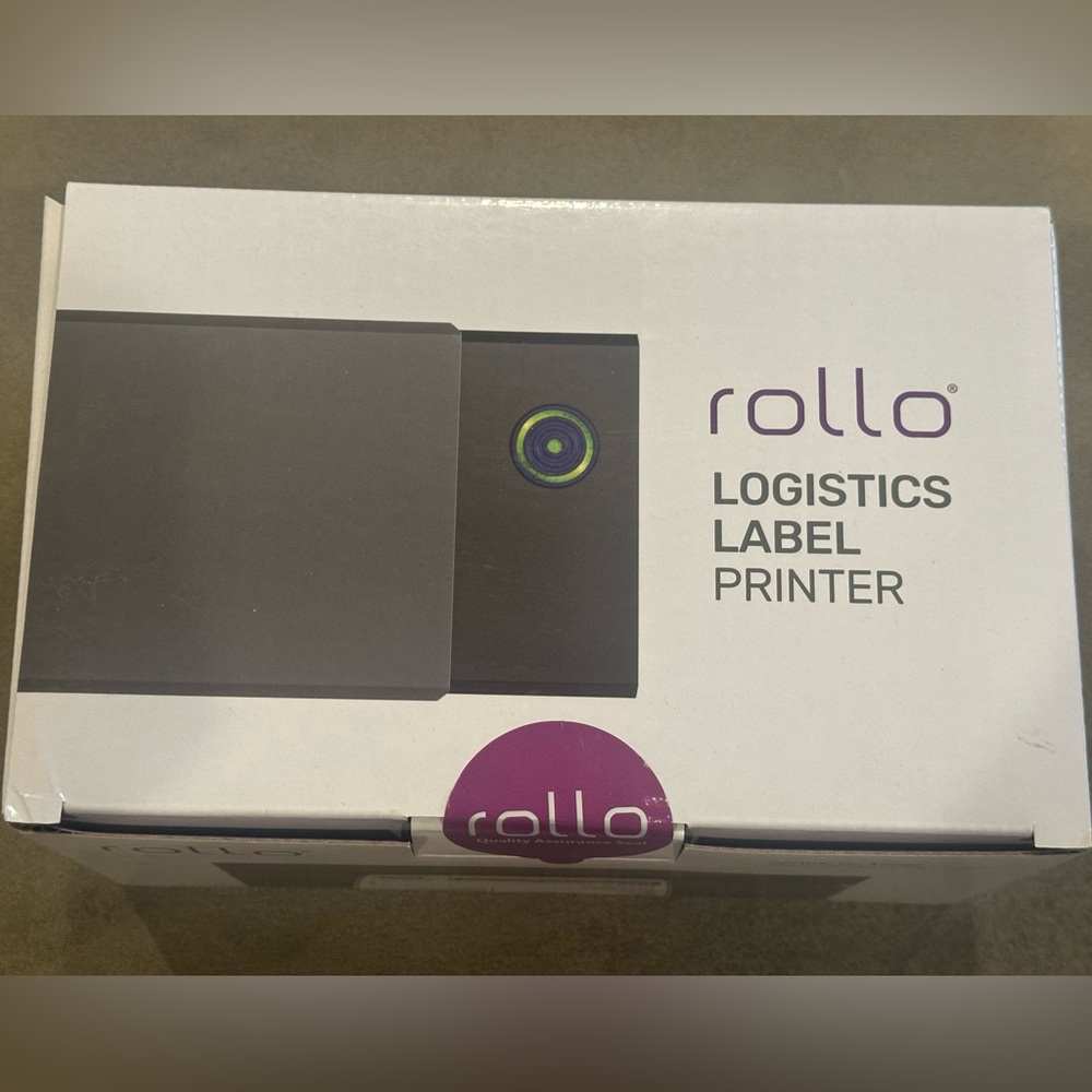 Rollo Black Logistics Label Printer